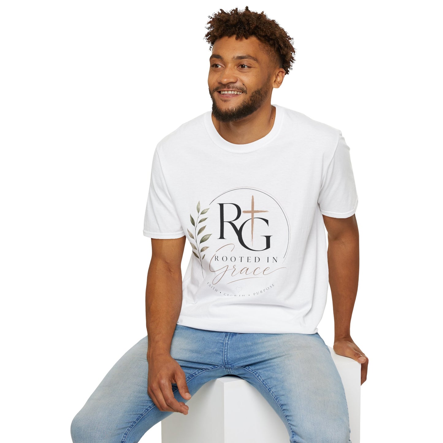 Church Logo T-Shirt — Restored by Grace Christian Tee