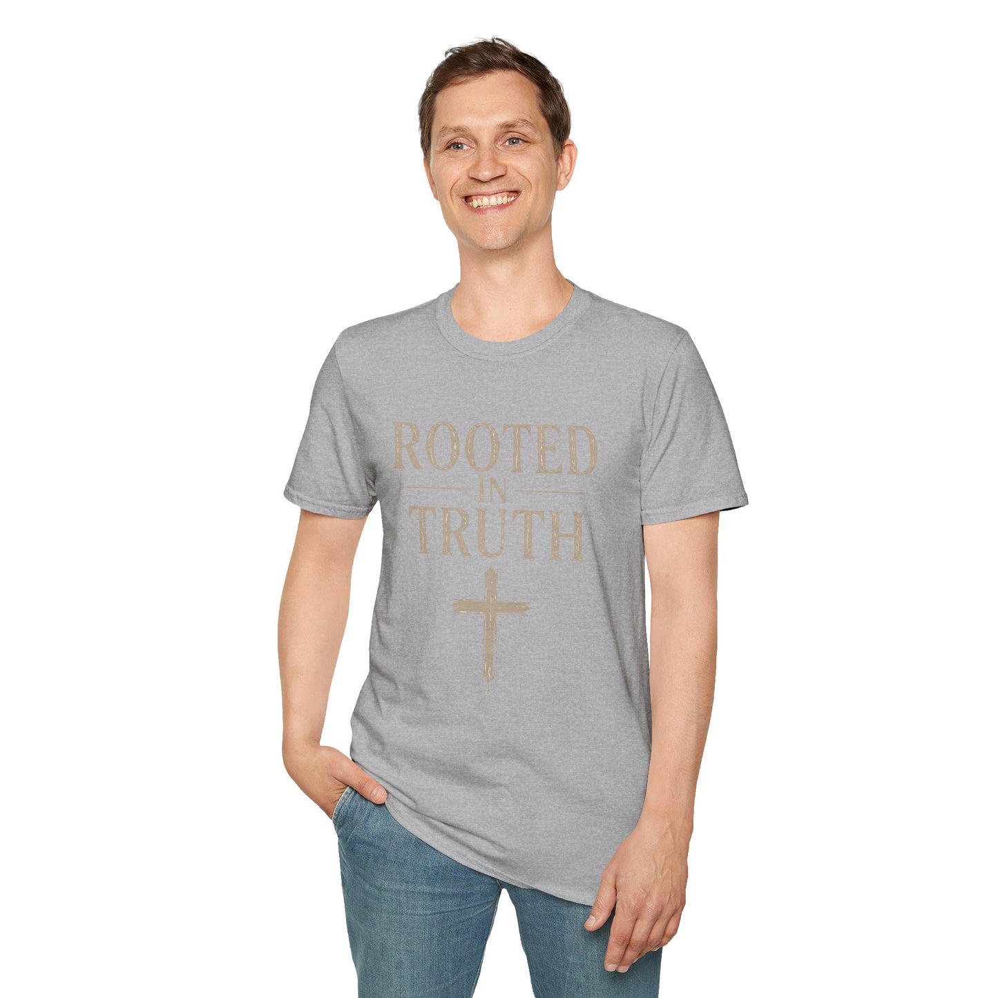 Rooted in Truth Tee — Christian Faith Graphic T-Shirt