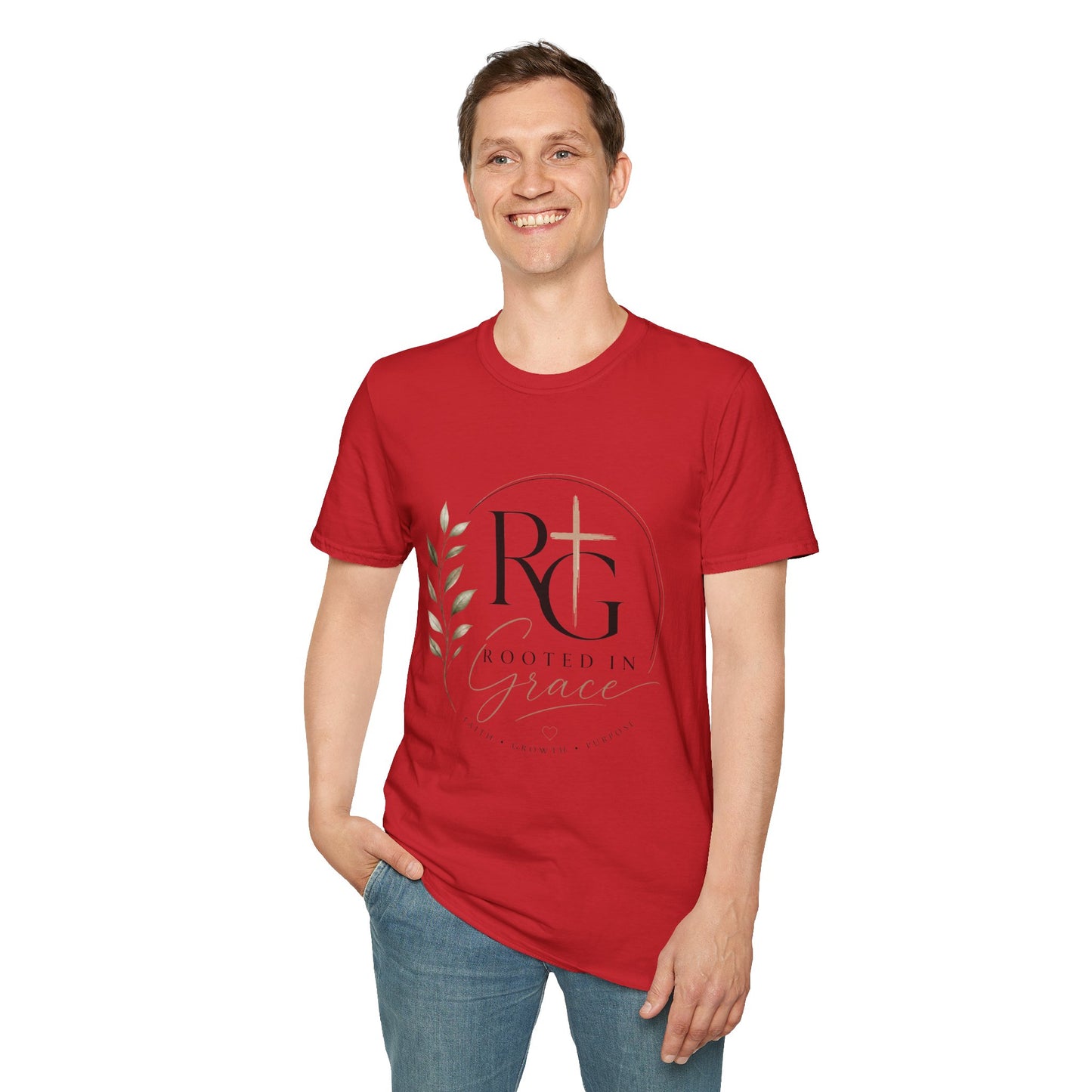 Church Logo T-Shirt — Restored by Grace Christian Tee