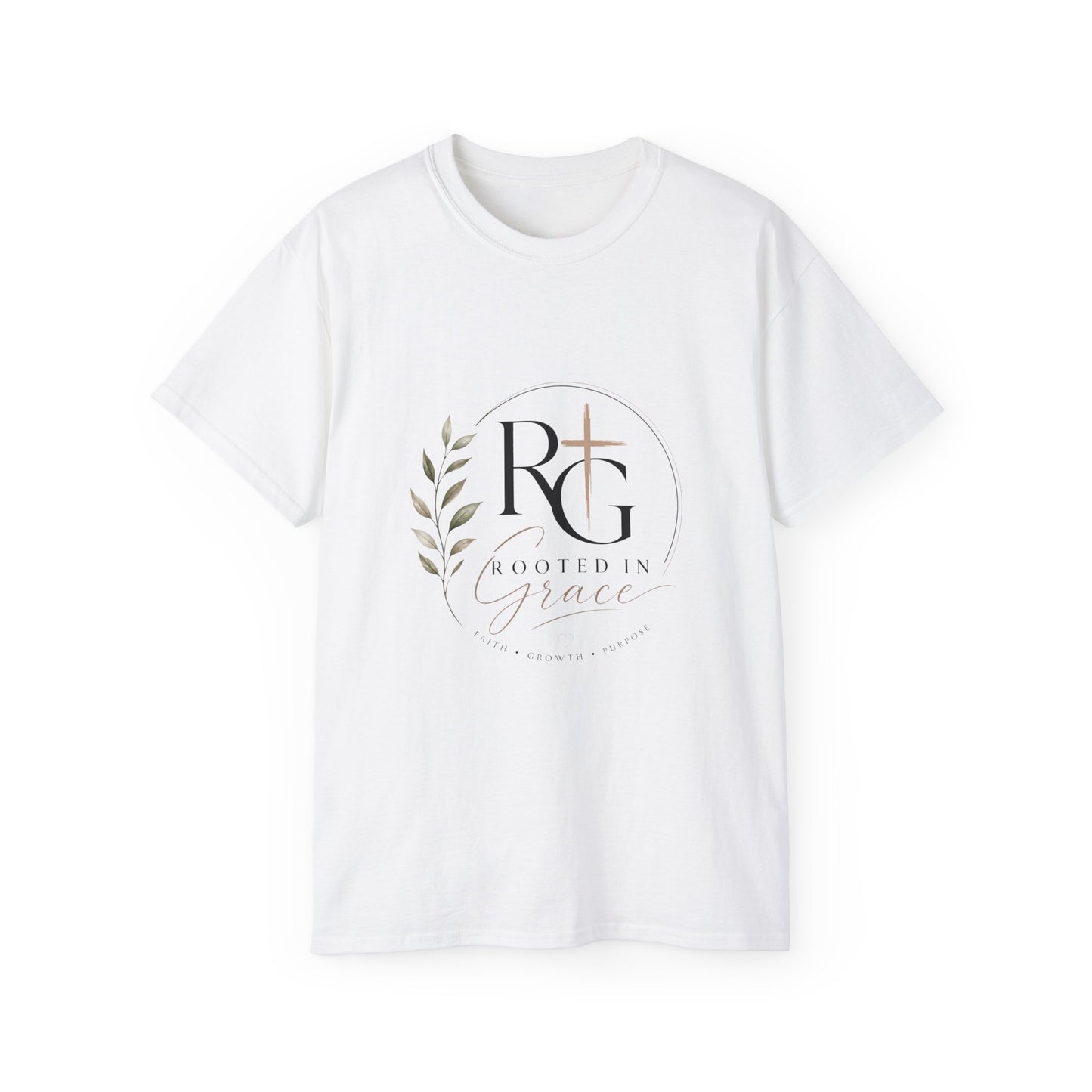 Rooted In Grace white T-Shirt