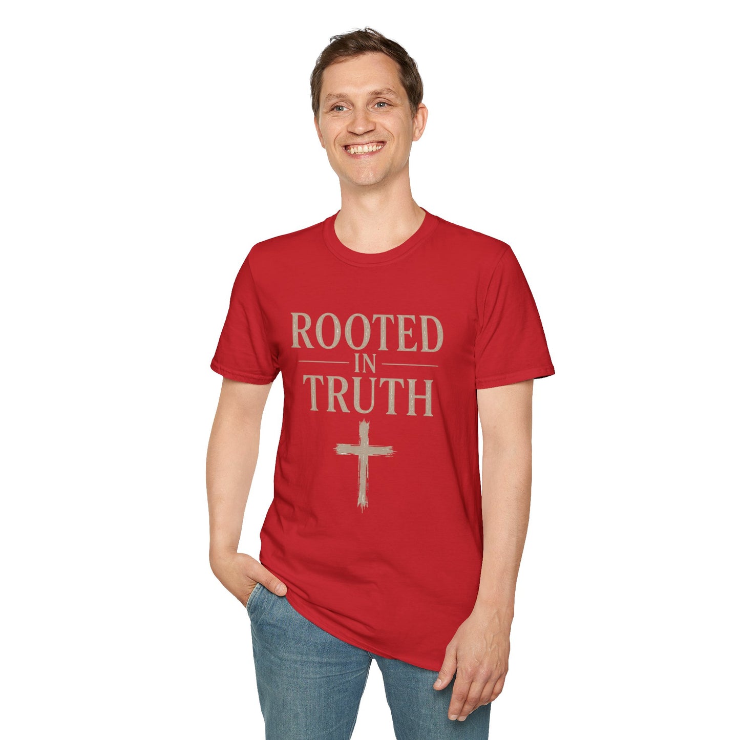 Rooted in Truth Tee — Christian Faith Graphic T-Shirt