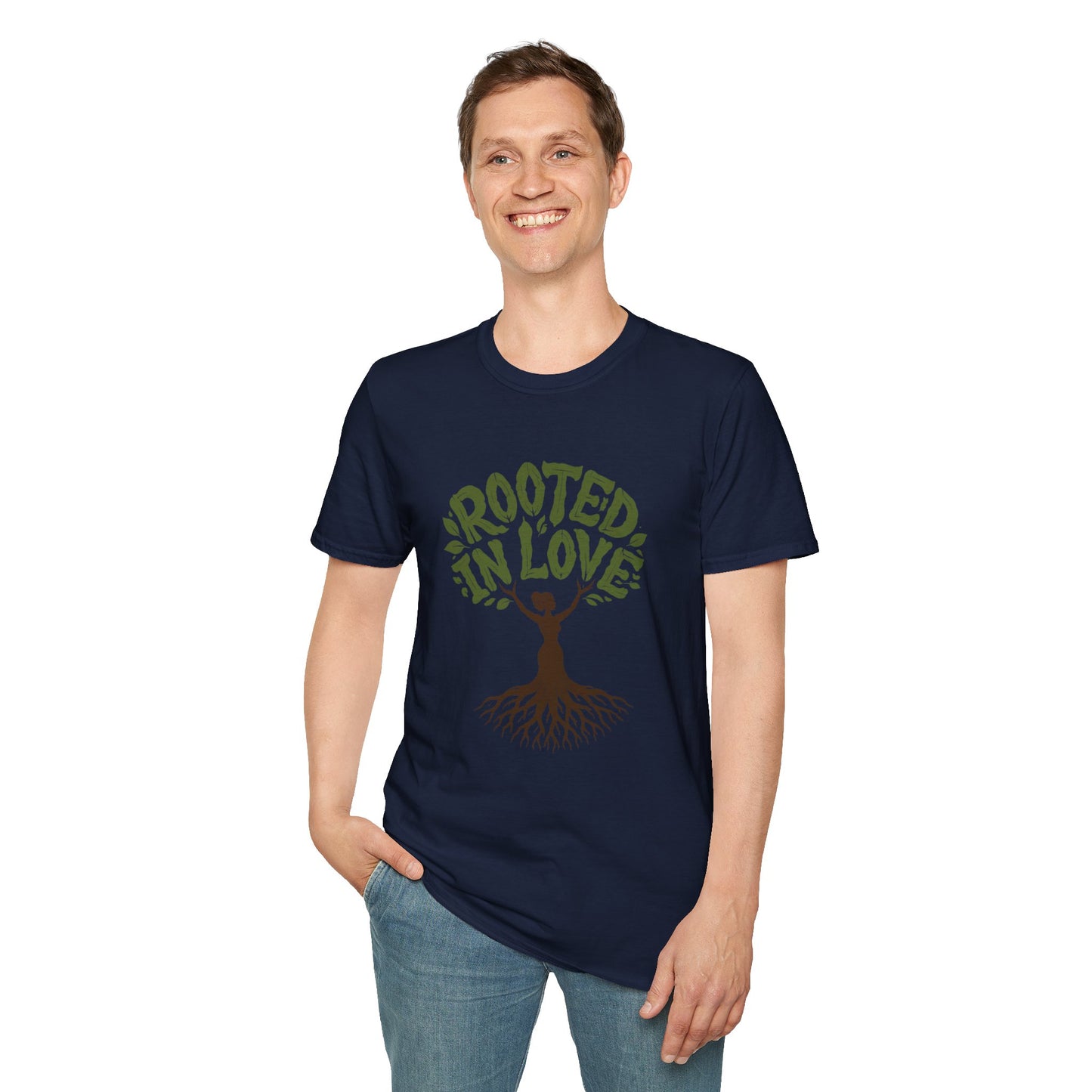 Rooted in Love T-Shirt — Nature Tree Graphic Tee