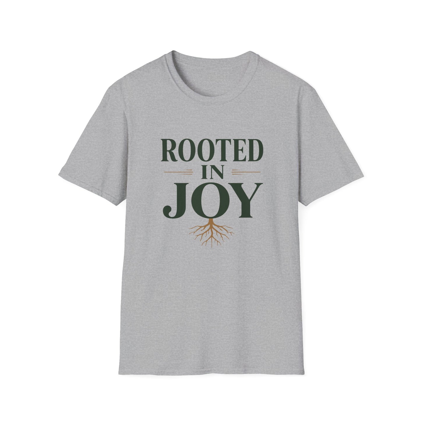 Rooted in Joy T-Shirt – Inspirational Faith & Gratitude Tee