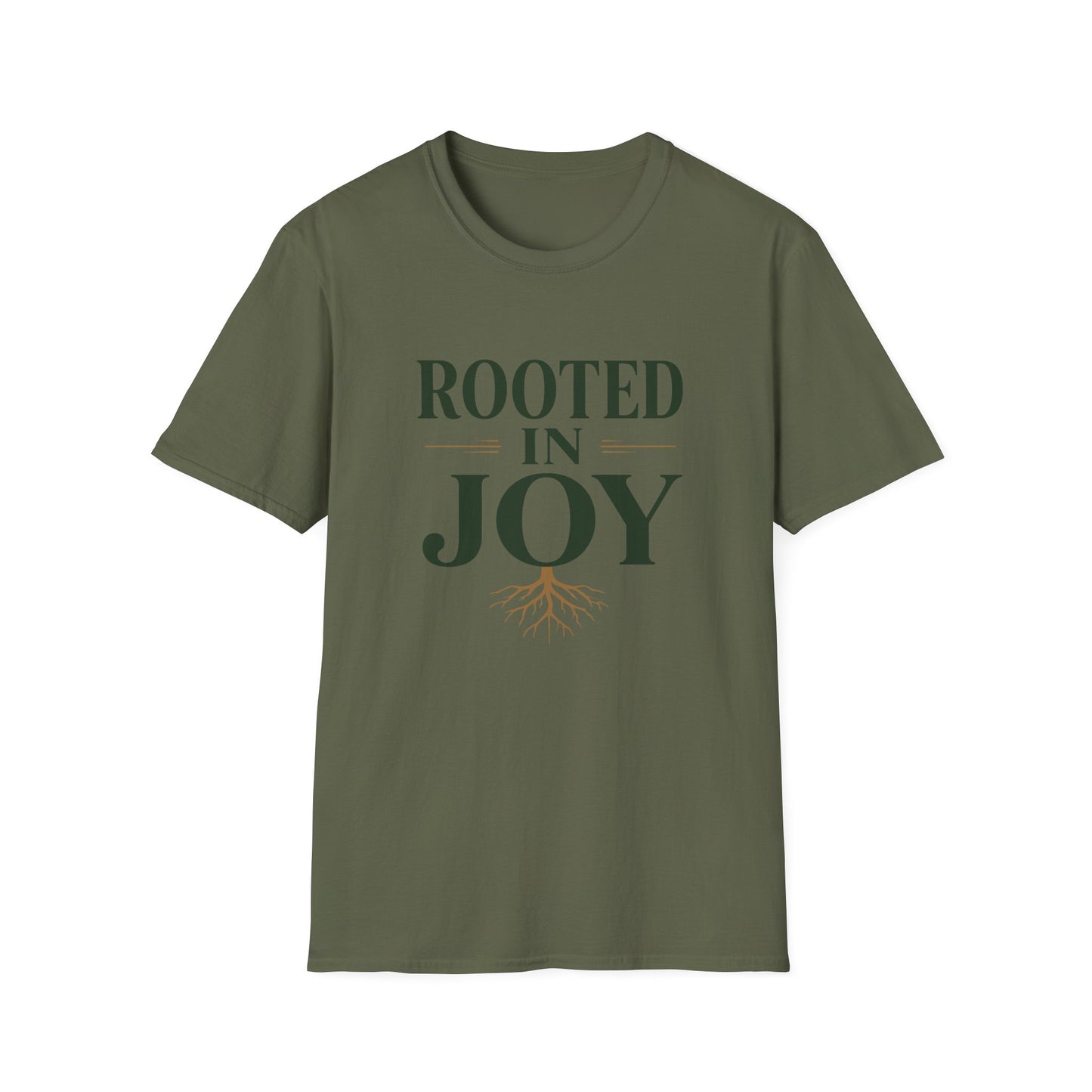 Rooted in Joy T-Shirt – Inspirational Faith & Gratitude Tee