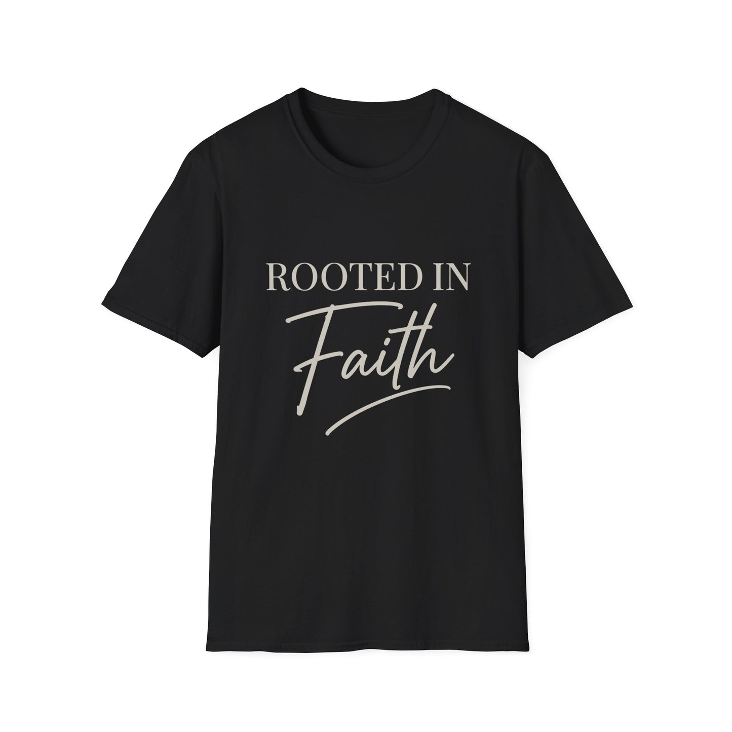 Rooted in Faith T-Shirt — Christian Inspirational Tee