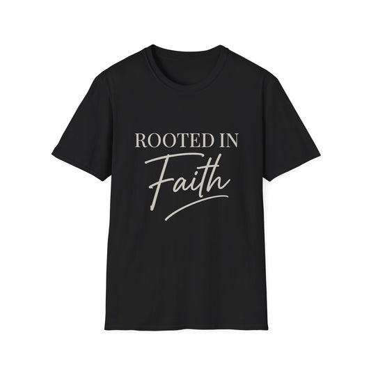 Rooted in Faith Black T-Shirt