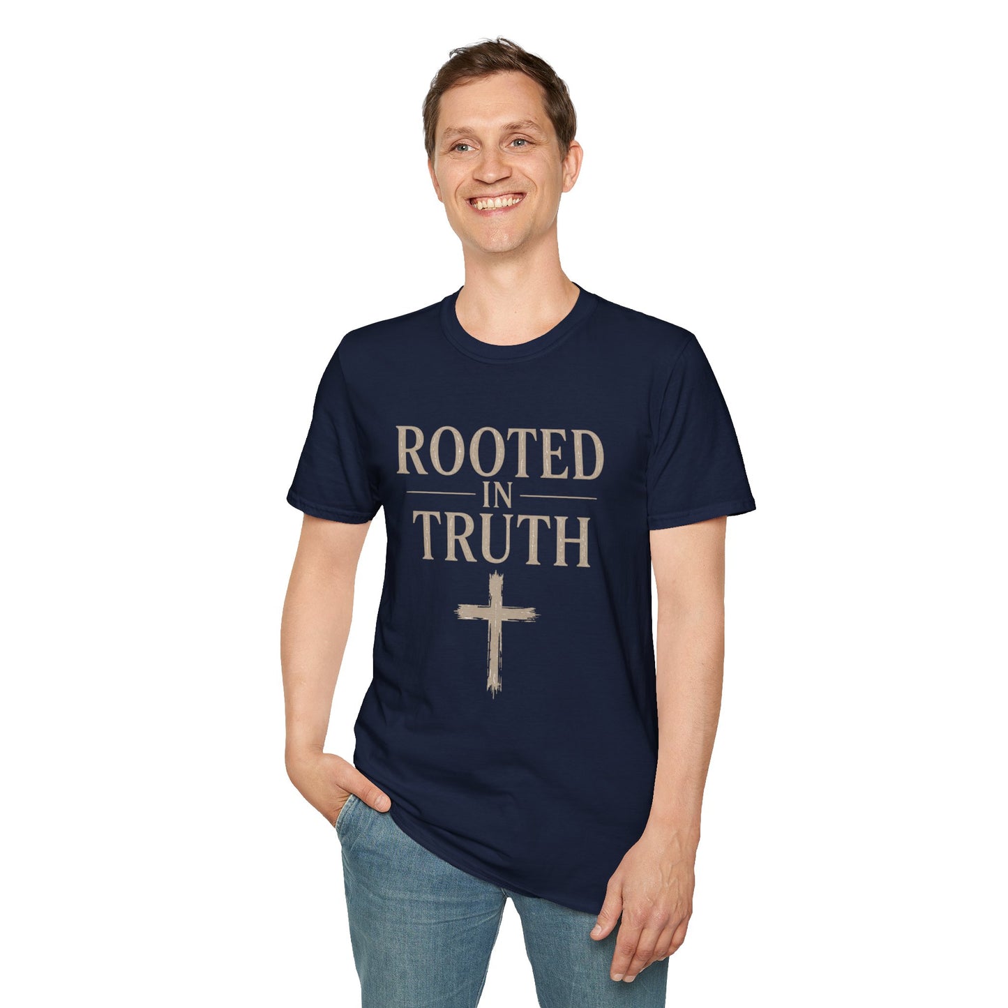 Rooted in Truth Tee — Christian Faith Graphic T-Shirt