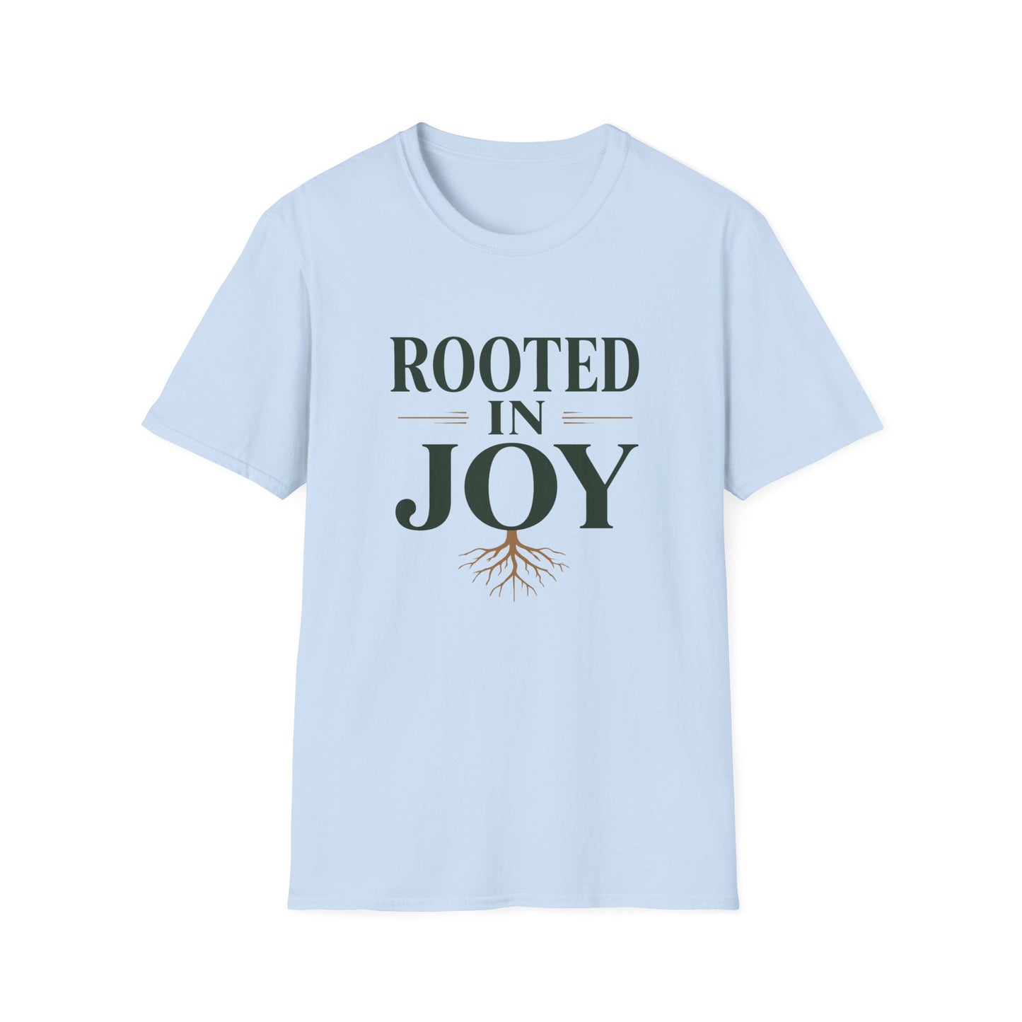 Rooted in Joy T-Shirt – Inspirational Faith & Gratitude Tee