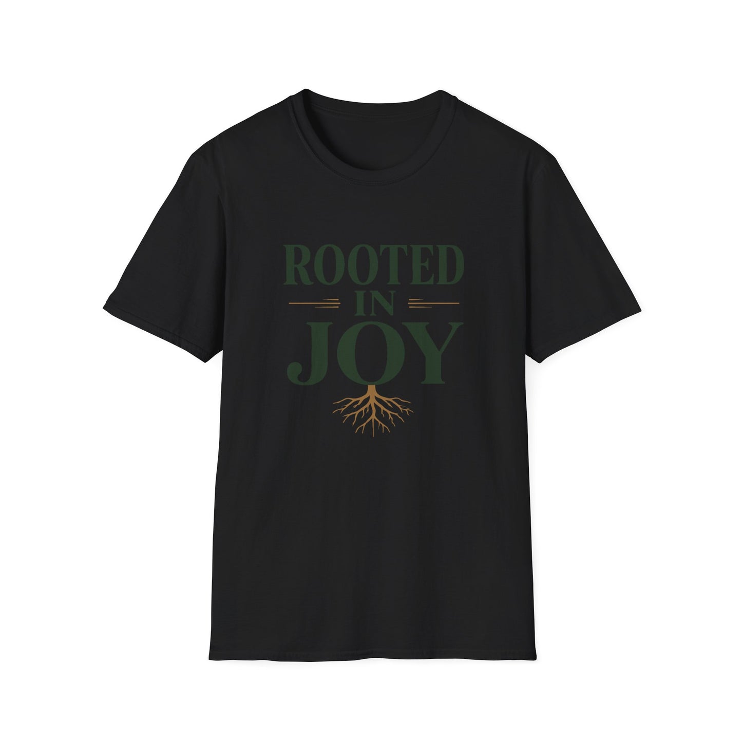 Rooted in Joy T-Shirt – Inspirational Faith & Gratitude Tee
