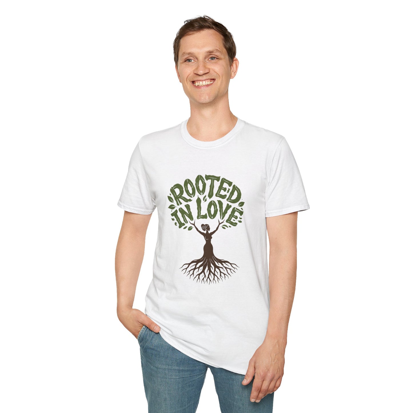Rooted in Love T-Shirt — Nature Tree Graphic Tee