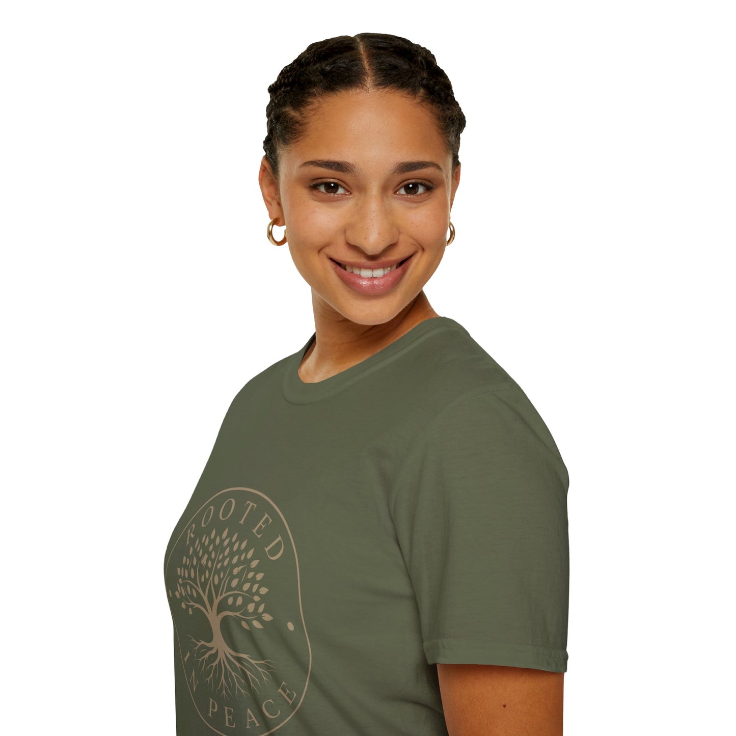 Rooted in Peace T-Shirt — Tree of Life Spiritual Graphic Tee