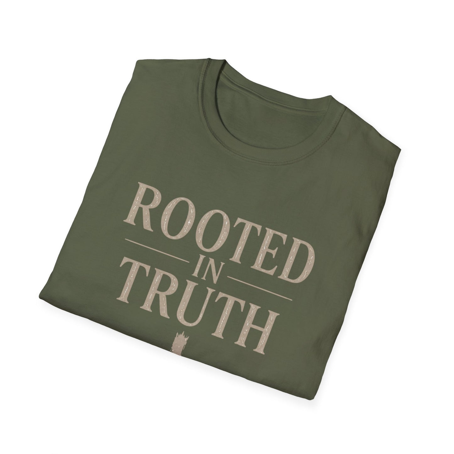Rooted in Truth Tee — Christian Faith Graphic T-Shirt