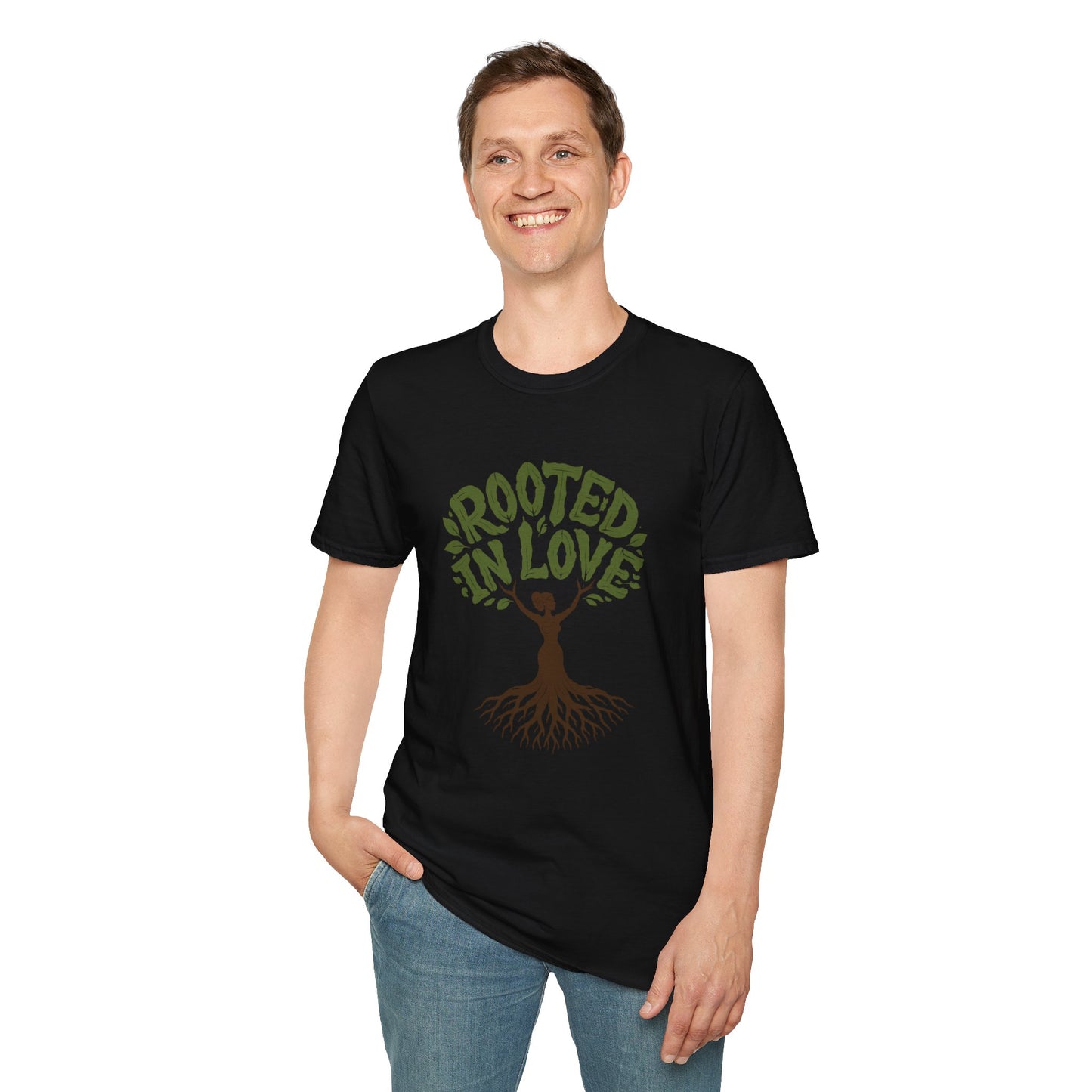 Rooted in Love T-Shirt — Nature Tree Graphic Tee