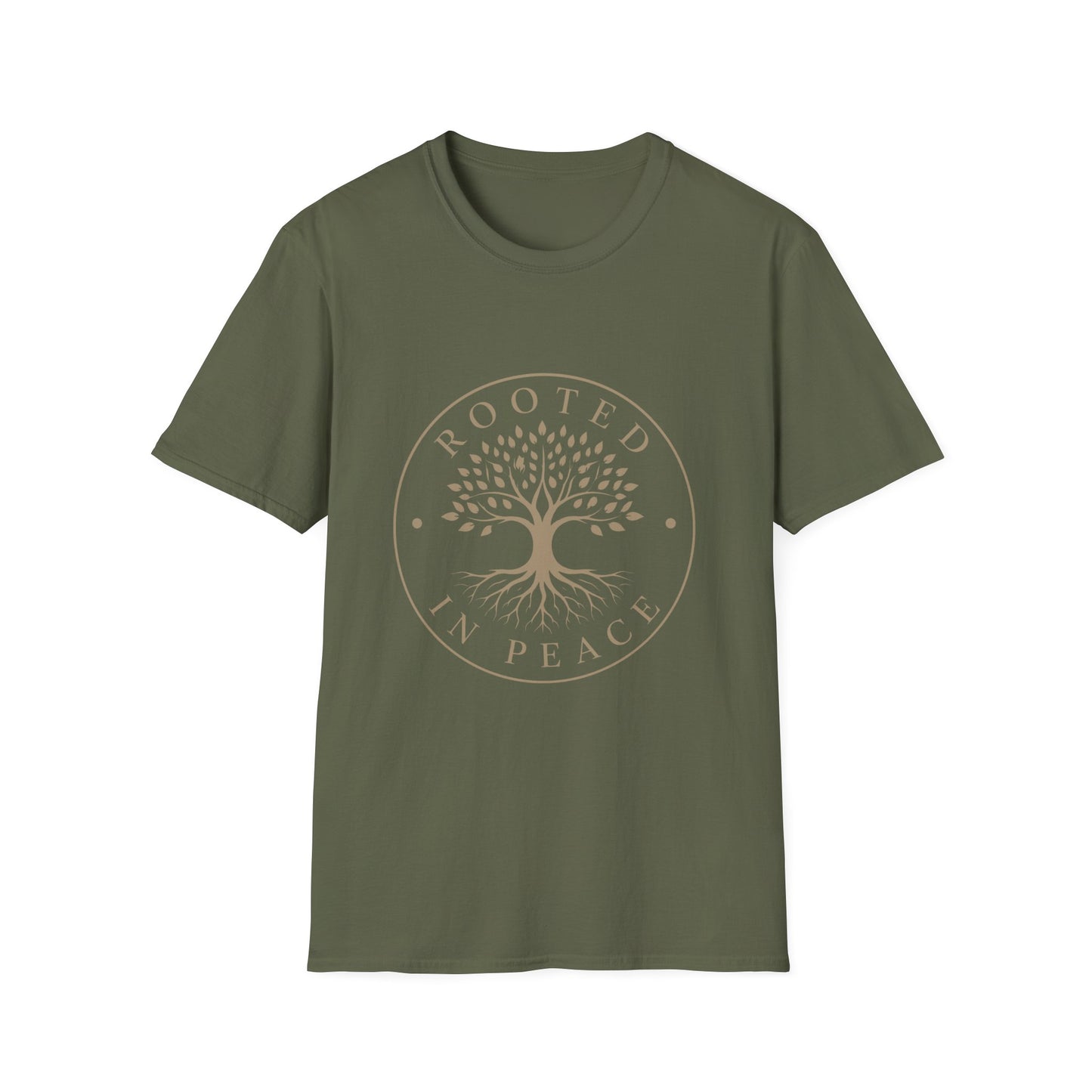 Rooted in Peace T-Shirt — Tree of Life Spiritual Graphic Tee