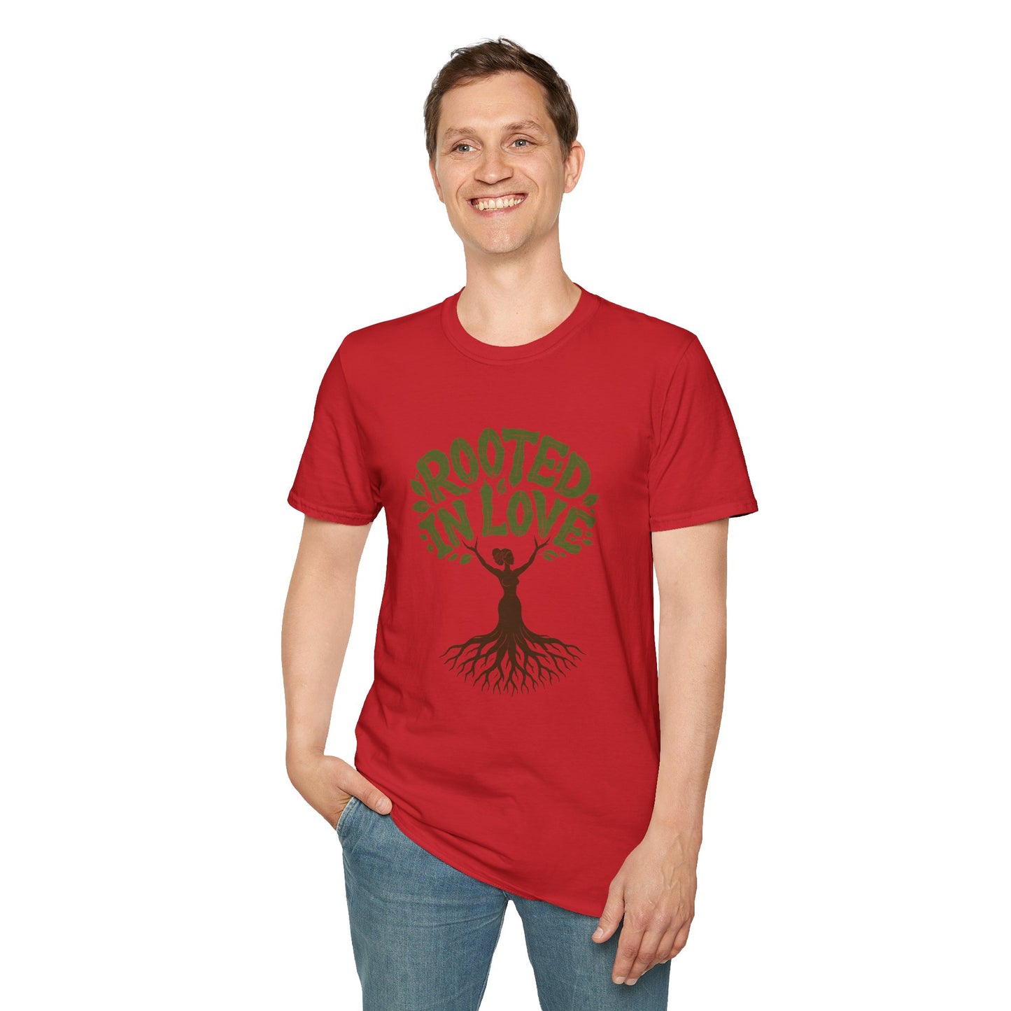 Rooted in Love T-Shirt — Nature Tree Graphic Tee