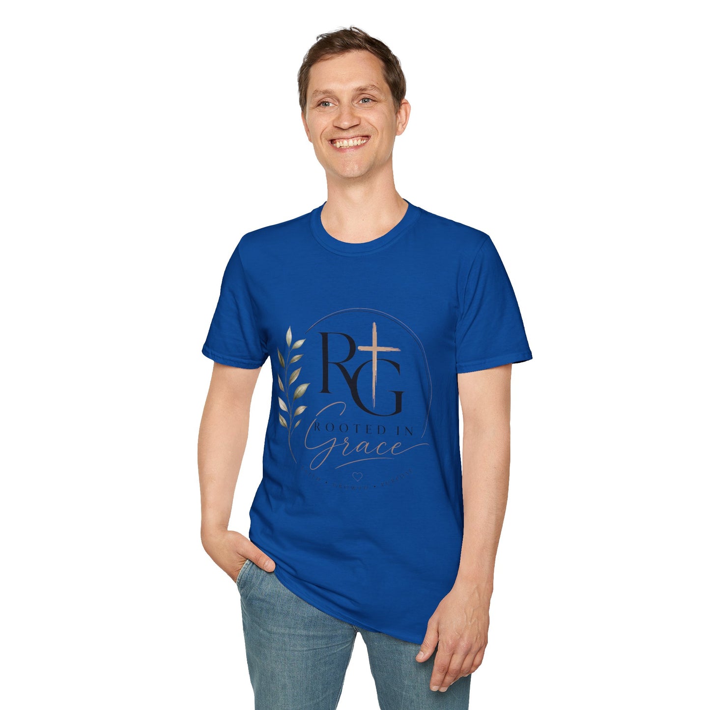 Church Logo T-Shirt — Restored by Grace Christian Tee