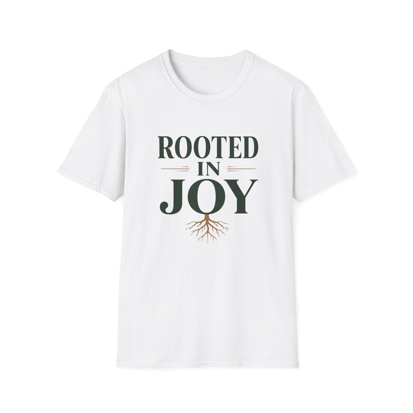 Rooted in Joy T-Shirt – Inspirational Faith & Gratitude Tee