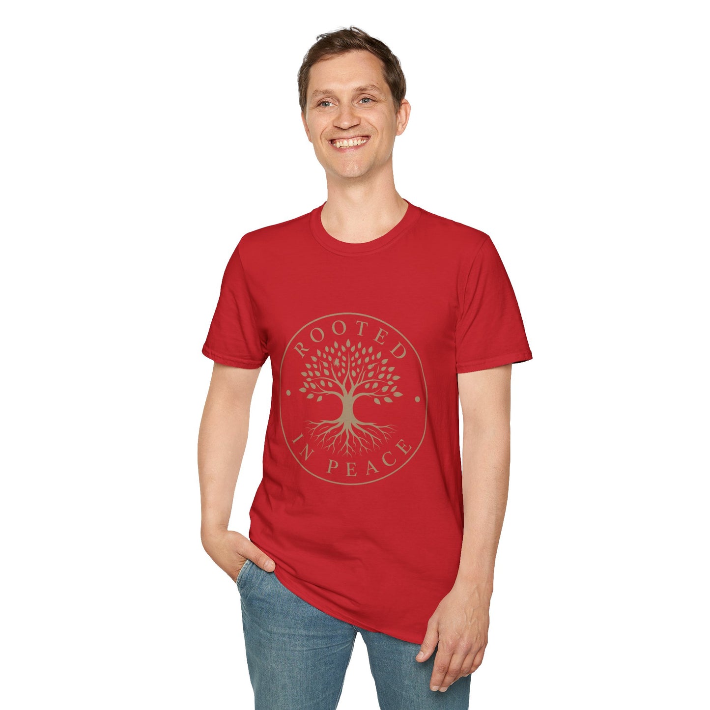 Rooted in Peace T-Shirt — Tree of Life Spiritual Graphic Tee