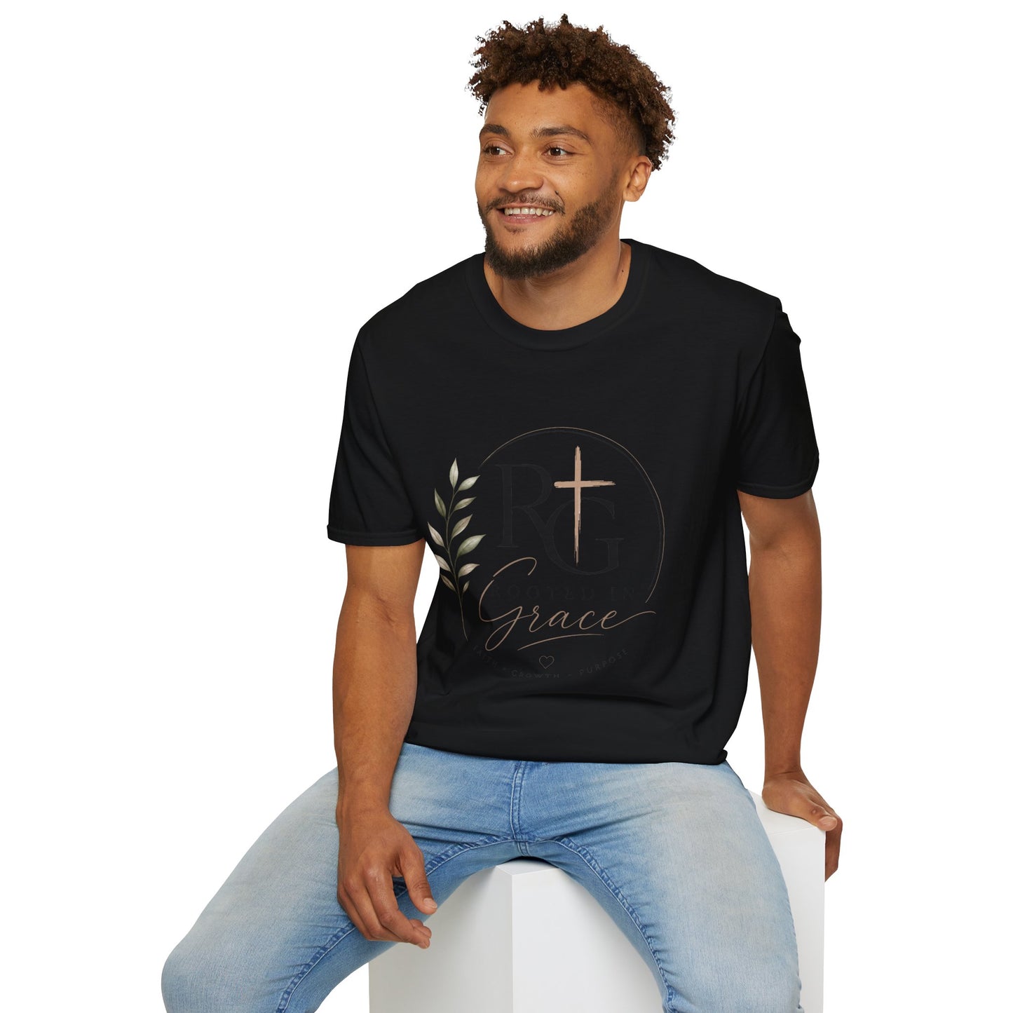 Church Logo T-Shirt — Restored by Grace Christian Tee