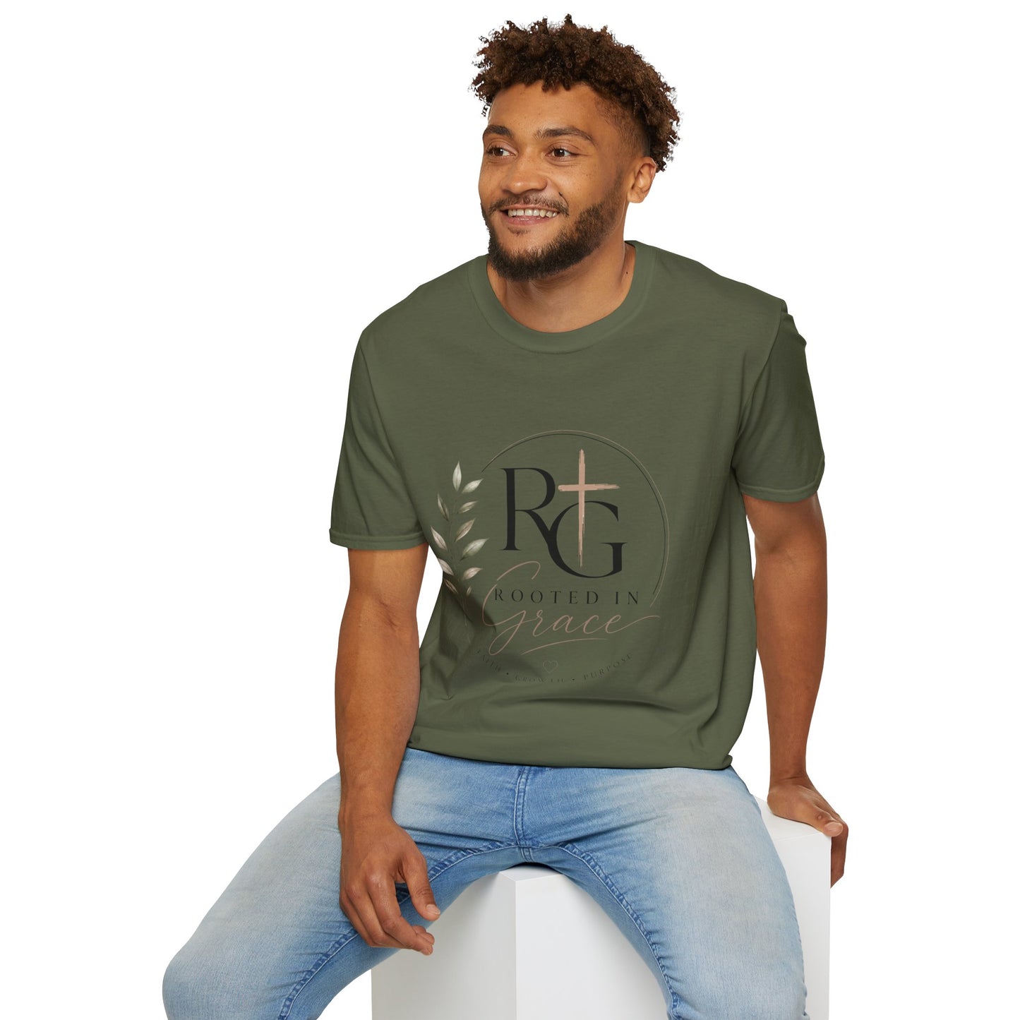 Church Logo T-Shirt — Restored by Grace Christian Tee