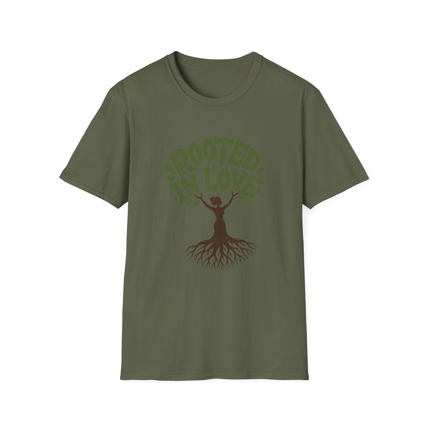 Rooted in Love T-Shirt — Nature Tree Graphic Tee