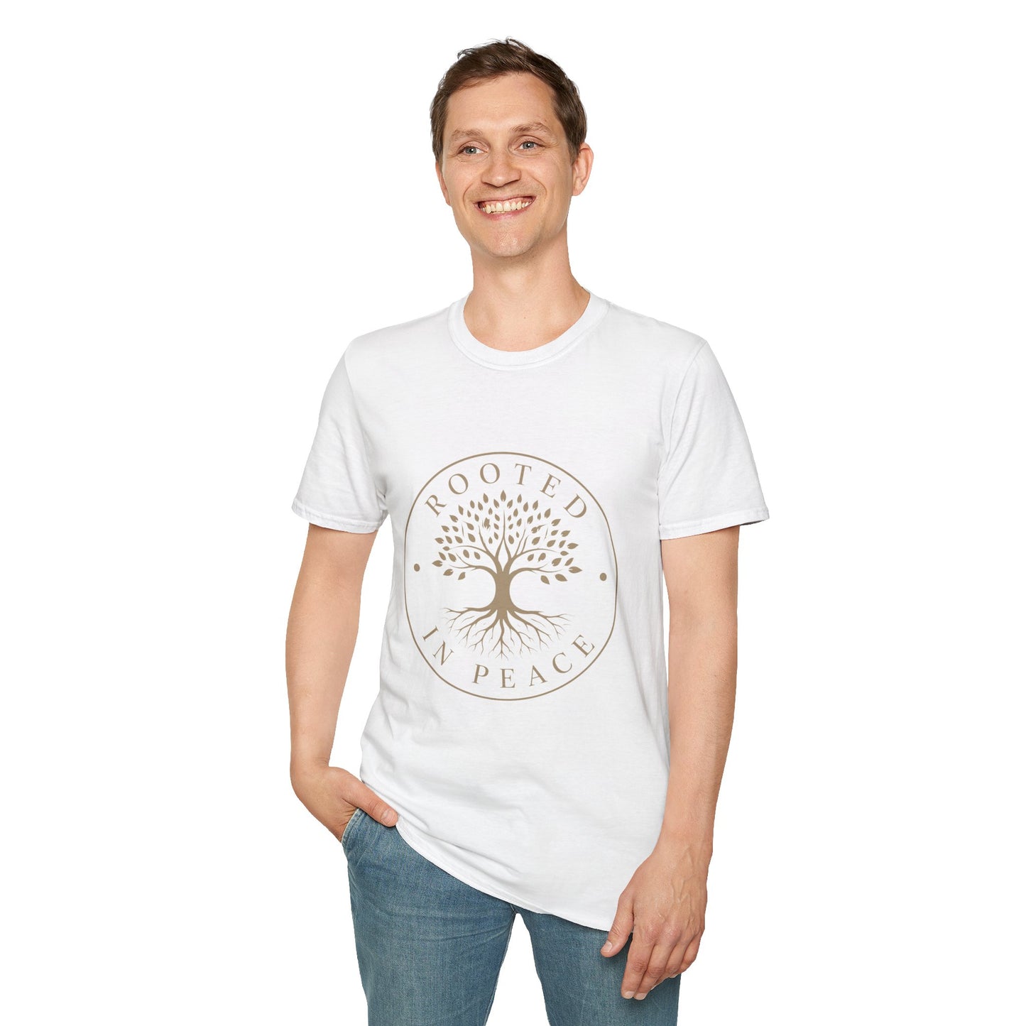 Rooted in Peace T-Shirt — Tree of Life Spiritual Graphic Tee