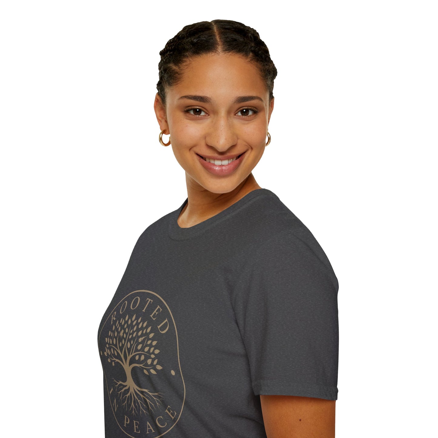 Rooted in Peace T-Shirt — Tree of Life Spiritual Graphic Tee