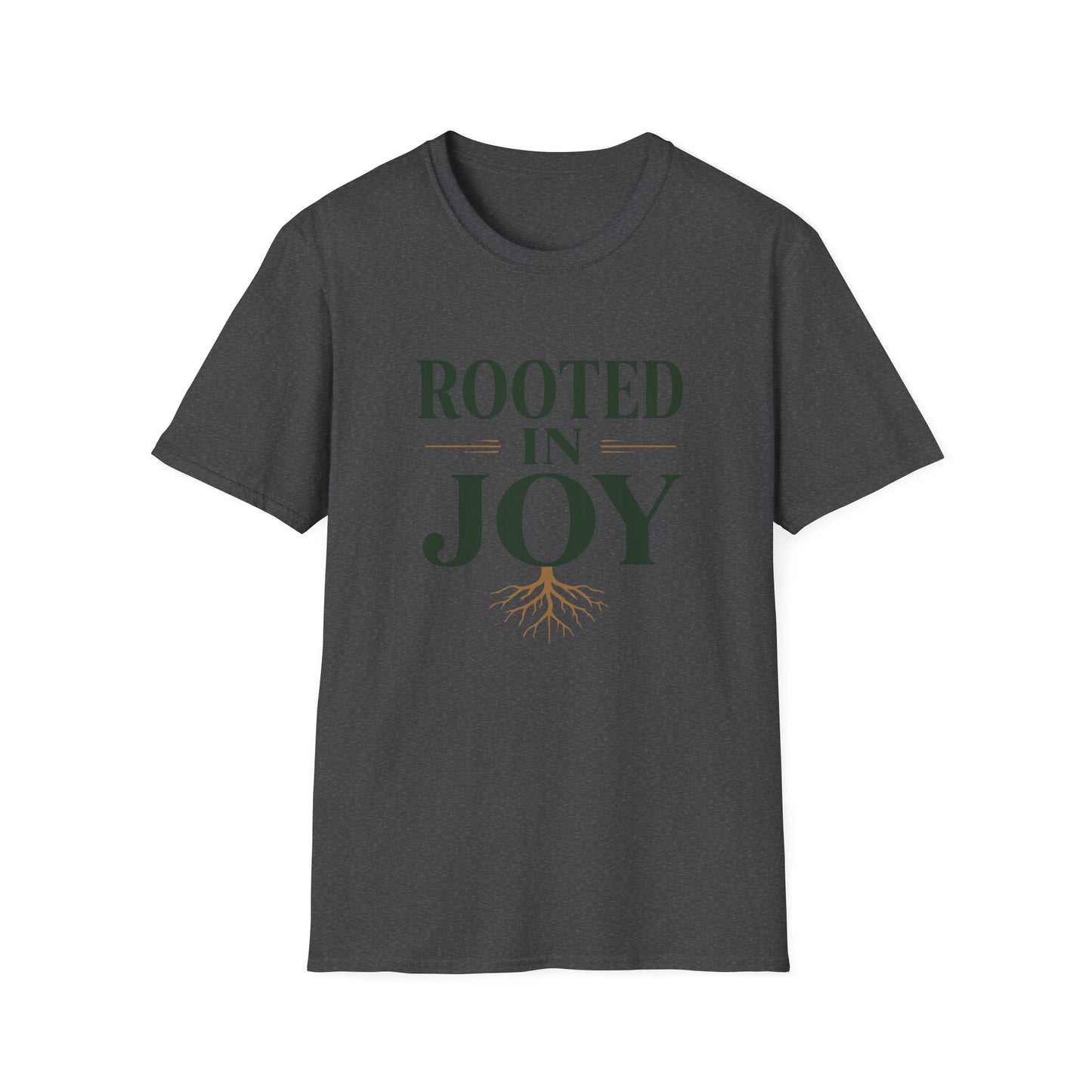 Rooted in Joy T-Shirt – Inspirational Faith & Gratitude Tee