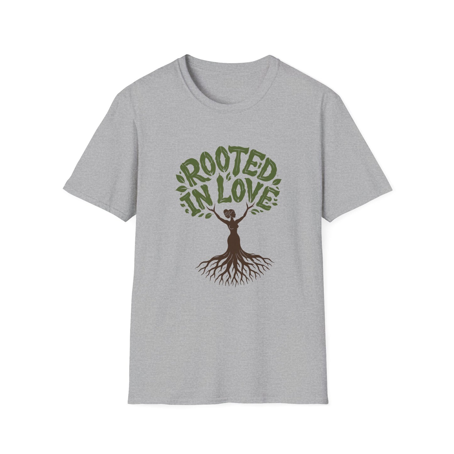 Rooted in Love T-Shirt — Nature Tree Graphic Tee