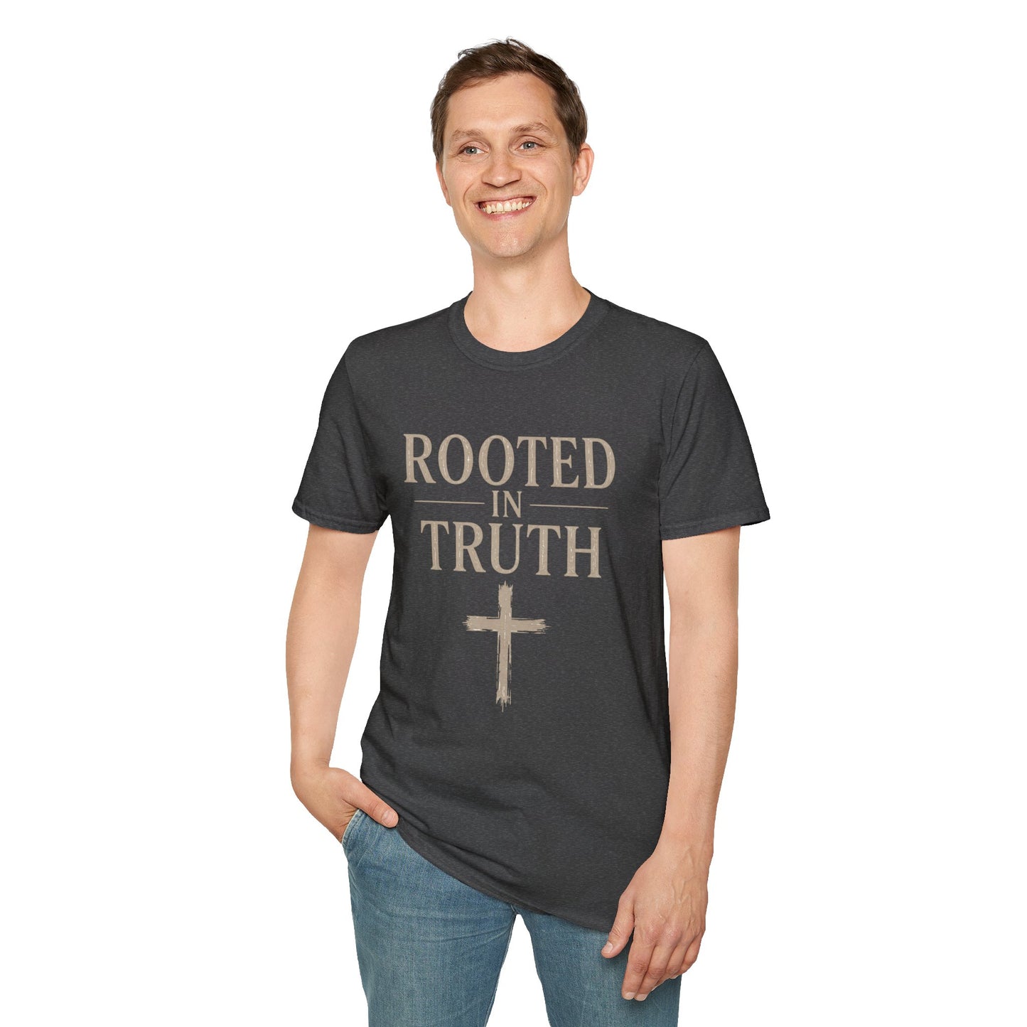 Rooted in Truth Tee — Christian Faith Graphic T-Shirt