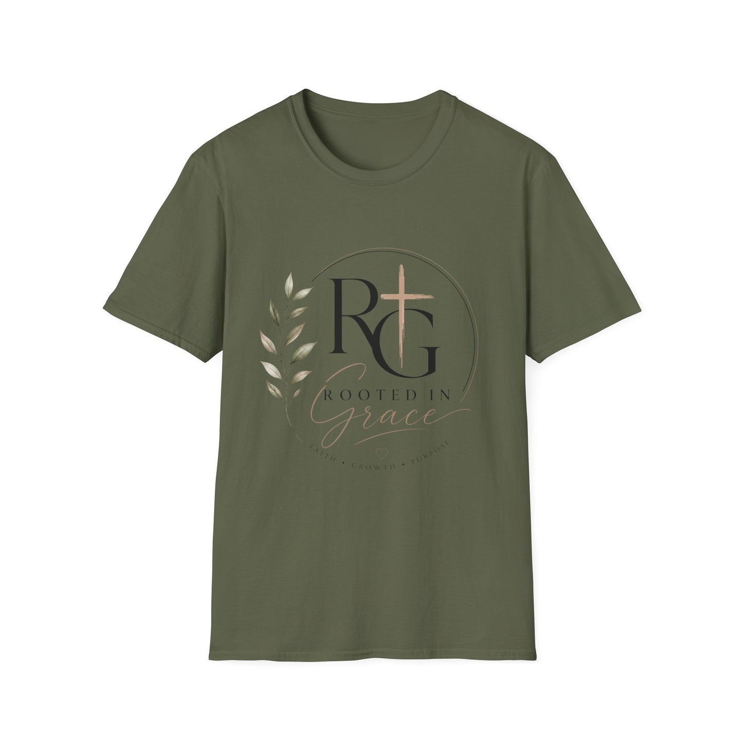 Church Logo T-Shirt — Restored by Grace Christian Tee