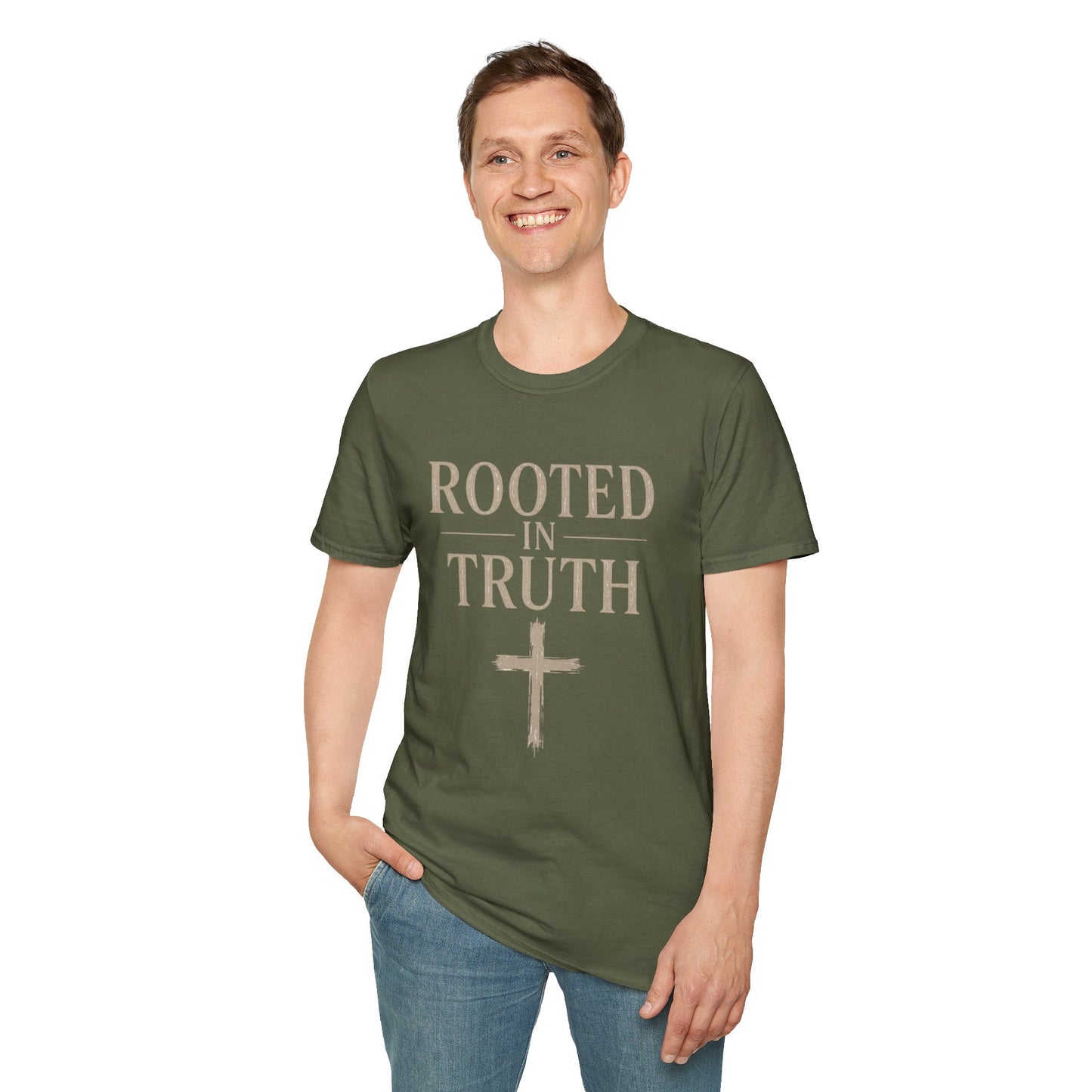 Rooted in Truth Tee — Christian Faith Graphic T-Shirt