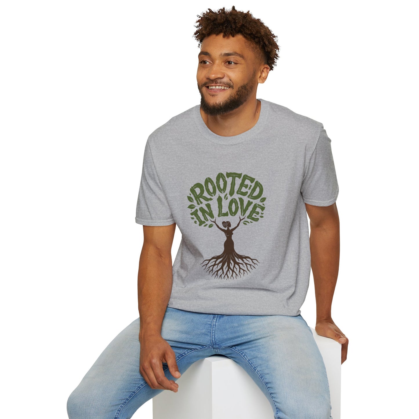 Rooted in Love T-Shirt — Nature Tree Graphic Tee
