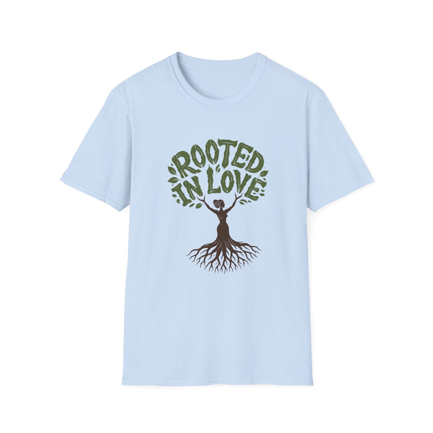Rooted in Love T-Shirt — Nature Tree Graphic Tee
