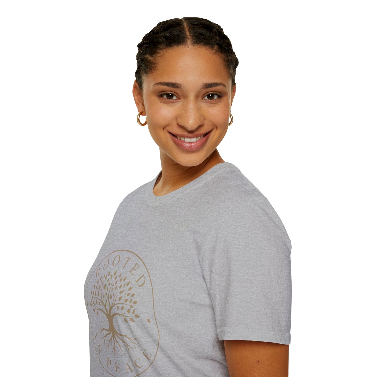 Rooted in Peace T-Shirt — Tree of Life Spiritual Graphic Tee