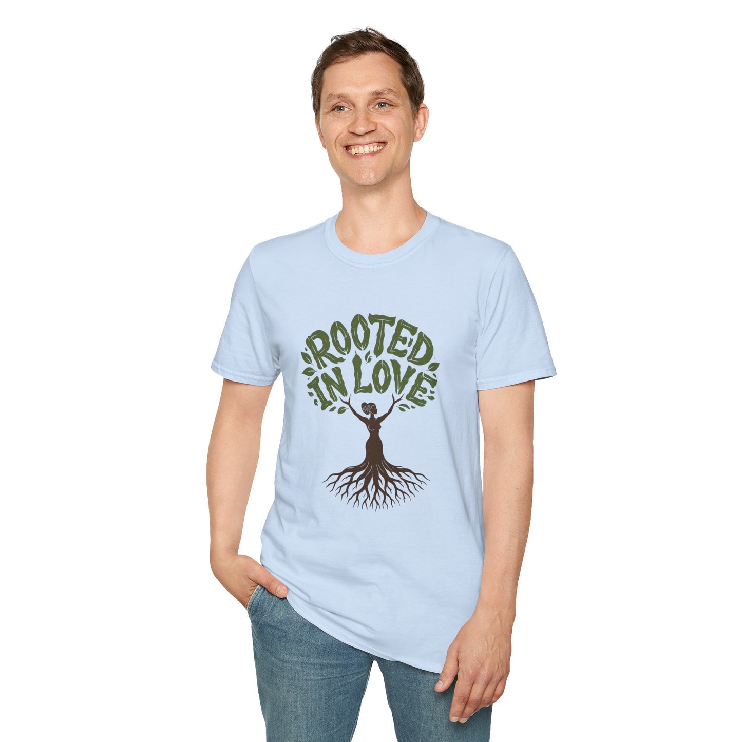 Rooted in Love T-Shirt — Nature Tree Graphic Tee