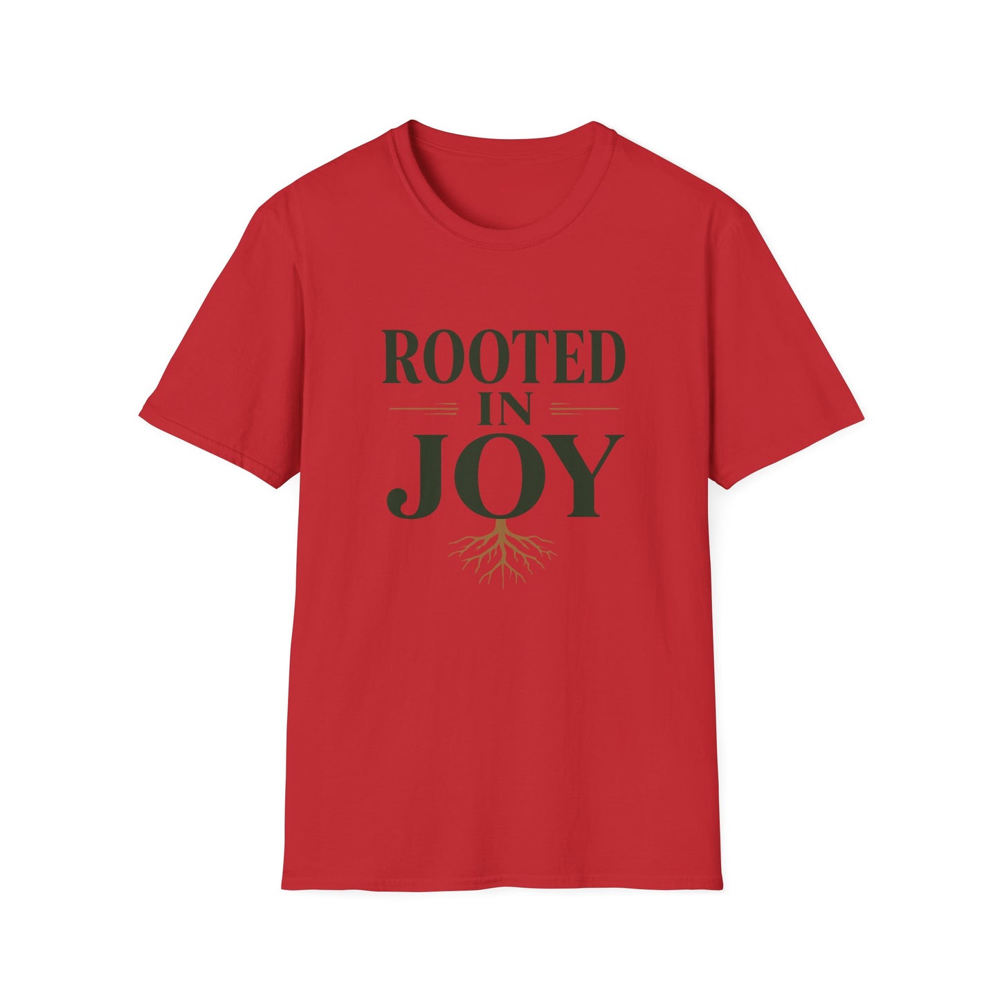 Rooted in Joy T-Shirt – Inspirational Faith & Gratitude Tee