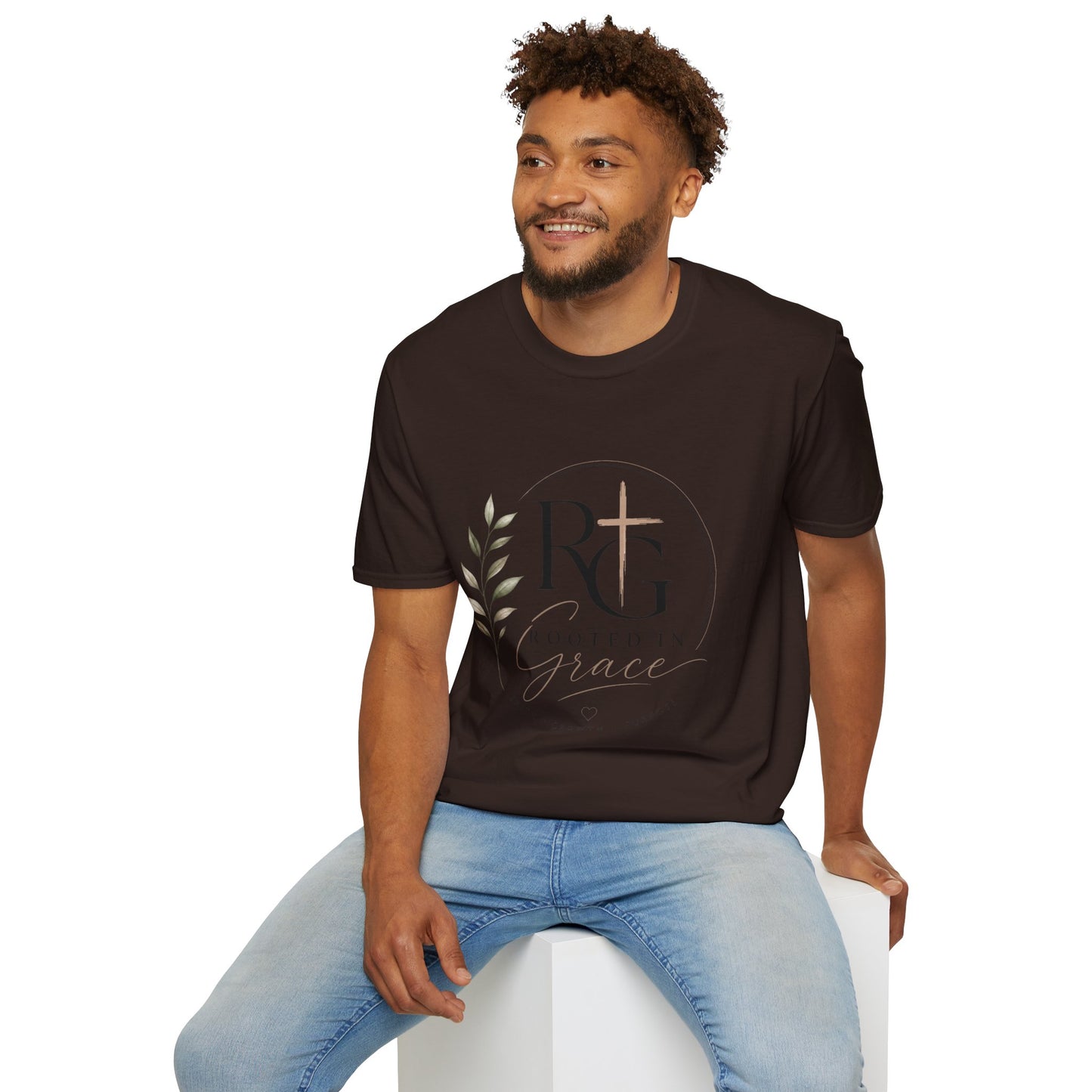 Church Logo T-Shirt — Restored by Grace Christian Tee