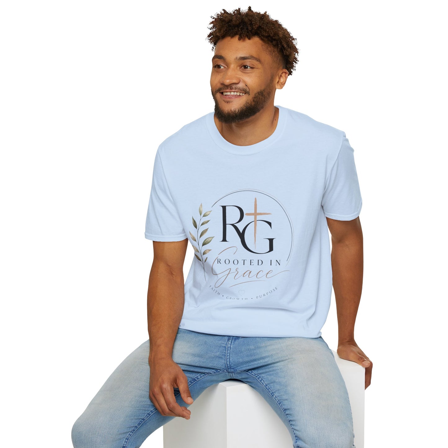 Church Logo T-Shirt — Restored by Grace Christian Tee