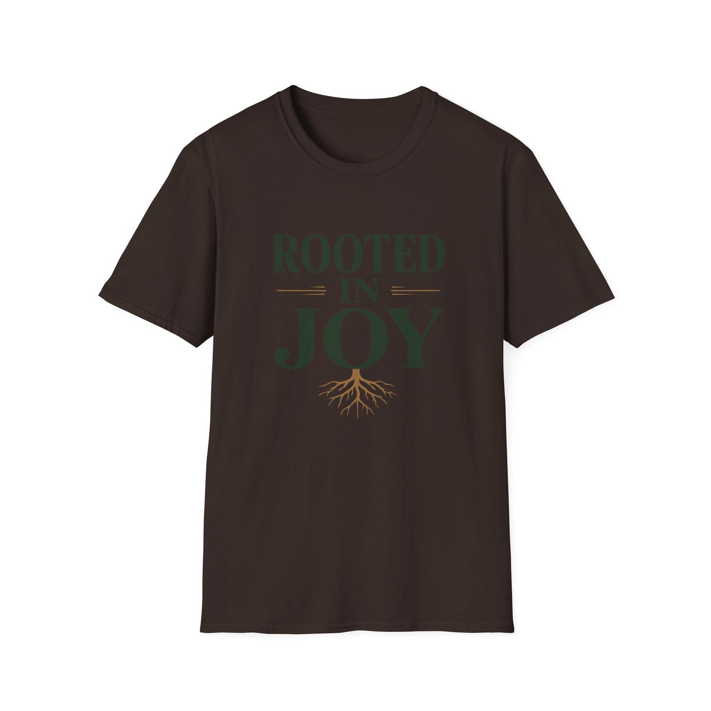 Rooted in Joy T-Shirt – Inspirational Faith & Gratitude Tee